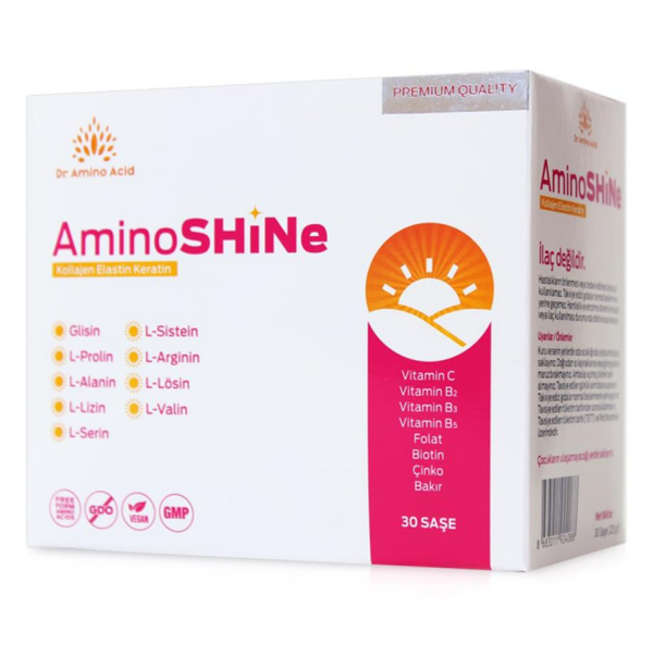 Dr. Amino Acid AminoShine 30 Saşe | Kollajen Elastin Keratin