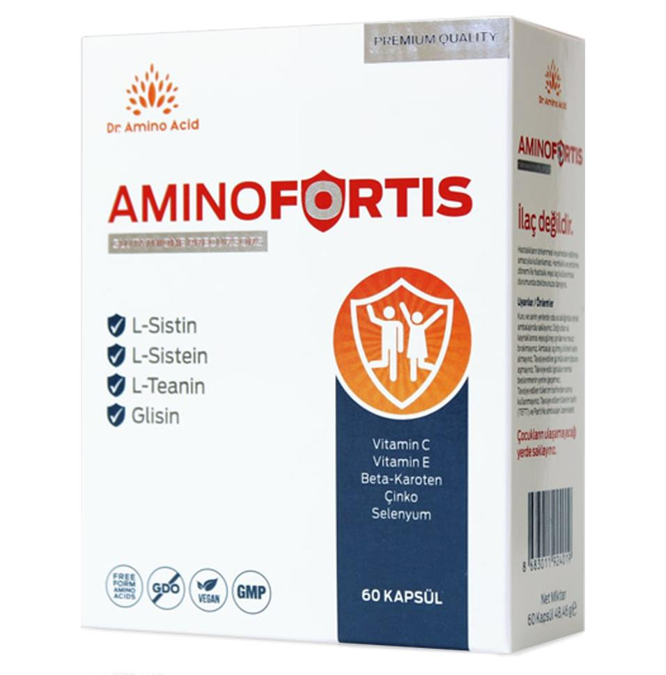 Dr. Amino Acid AminoFortis PreGlutathione 60 Kapsül | Amino Asit