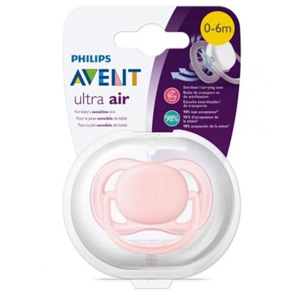 Philips Avent Yalancı Emzik Ultra Air Kız | 0-6 Ay, 1 Adet
