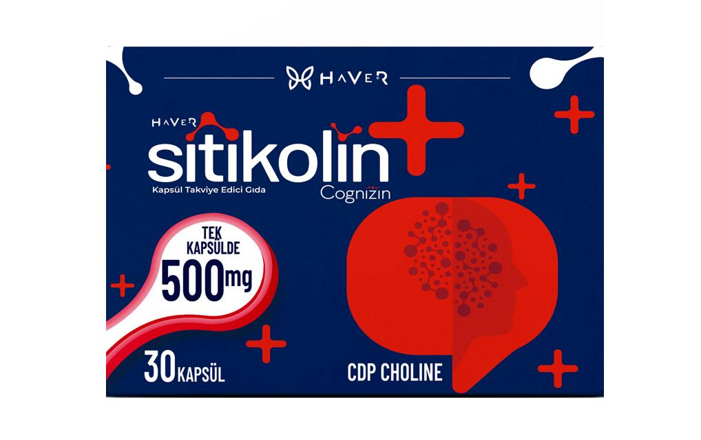 Haver Sitikolin Cognizin 500 mg 30 Kapsül