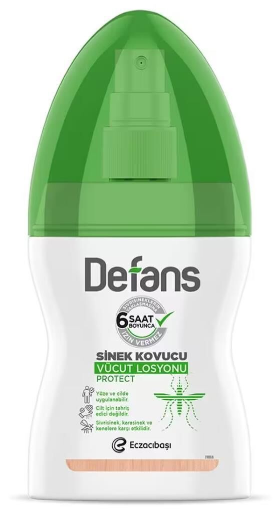 Defans Sinek Kovucu Vücut Losyonu Protect 100 ml