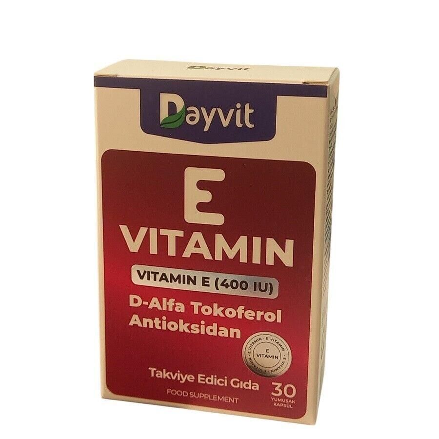 Dayvit Vitamin E 400IU 30 Kapsül