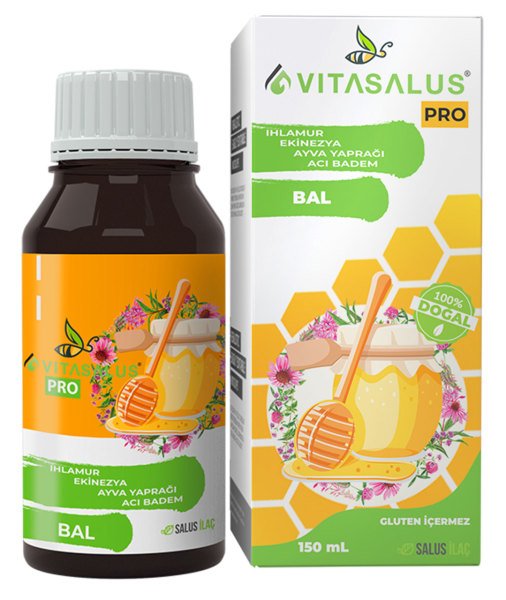 Vitasalus Pro Doğal Şurup 150ml | Bal Aromalı