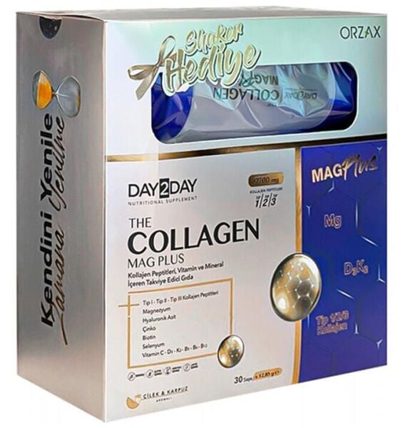 Day2Day The Collagen Mag Plus 30 Saşe | Shaker Hediye