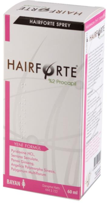 HP Hair Forte Bayan İçin Sprey 60ml