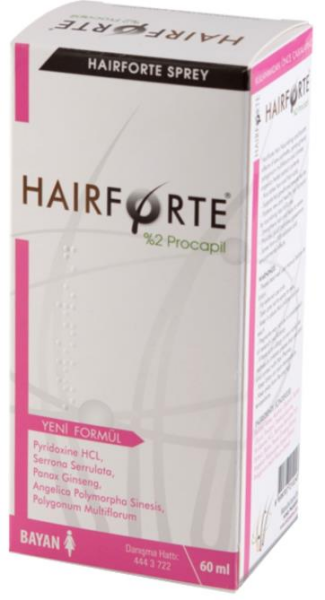HP Hair Forte Bayan İçin Sprey 60ml