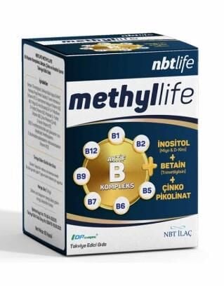 Nbt Life Methyllife Aktif B Kompleks 30 Kapsül