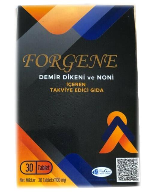 Forgene Demir Dikeni ve Noni İçeren 30 Kapsül