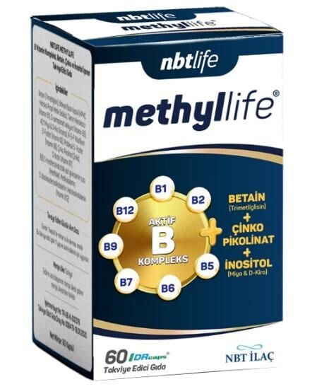 Nbt Life Methyllife Aktif B Kompleks 60 Kapsül