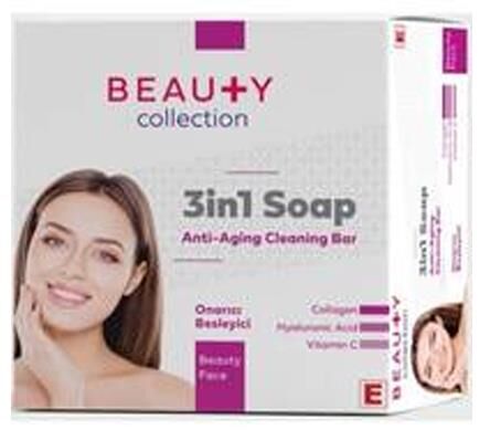 Beauty Collection 3 in1 Soap 90 gr |  Anti-Aging Cleaning Bar