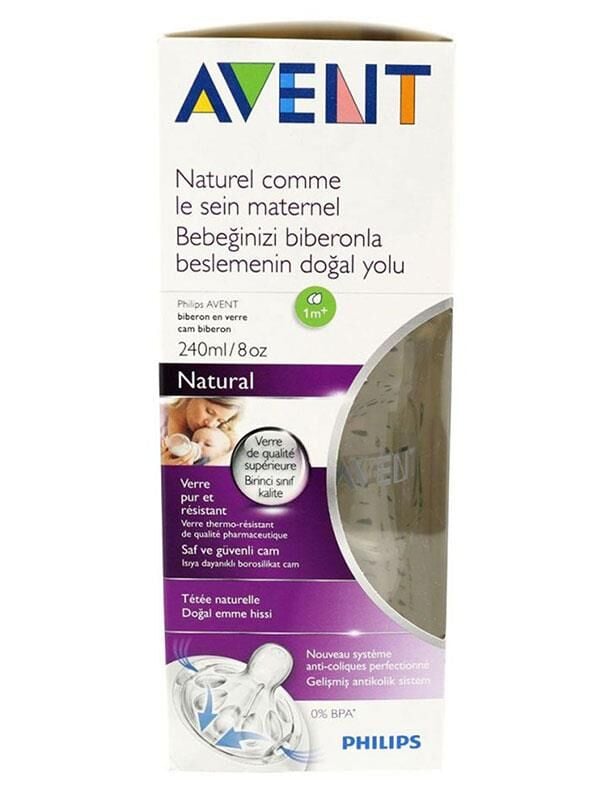Philips Avent Biberon Cam Natural Emzik 240ml | 1 Ay Üzeri, 1 Adet