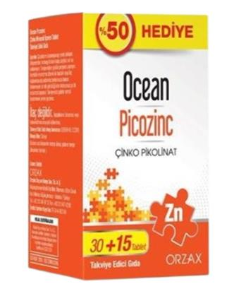 Orzax Ocean Picozinc 30 Tablet + 15 Tablet