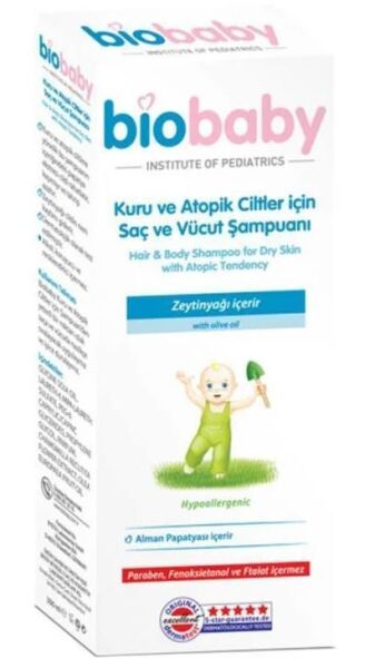 Biobaby Kuru ve Atopik Ciltler İçin Şampuan 300 ml