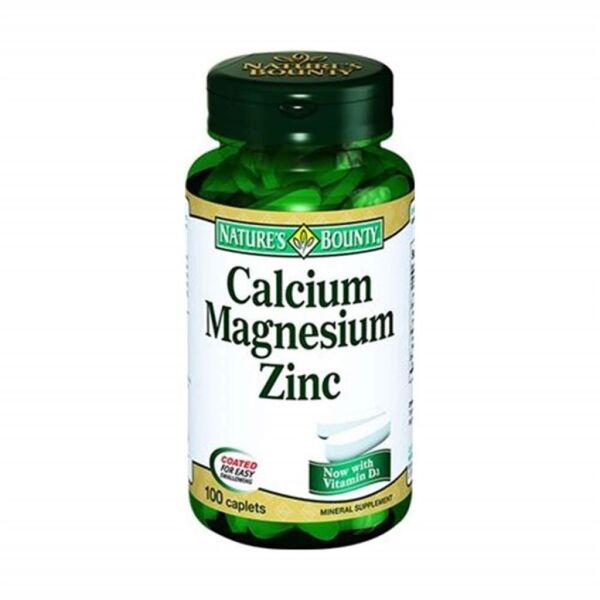 Natures Bounty Calcium Magnesium Zinc + D3 100 Caplets