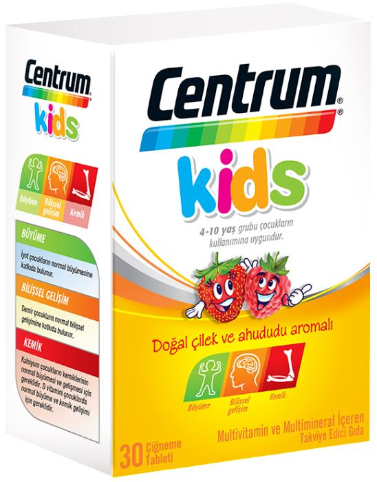 Centrum Kids Çiğneme Tableti 30 Tablet