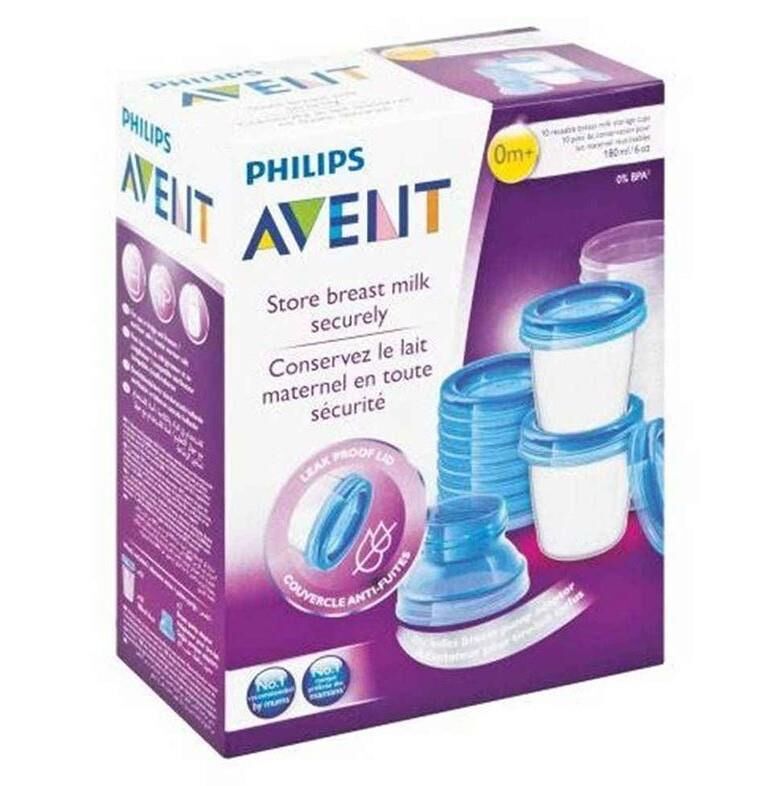 Philips Avent Anne Sütü Saklama Kapları VIA 10 Adet x 180ml