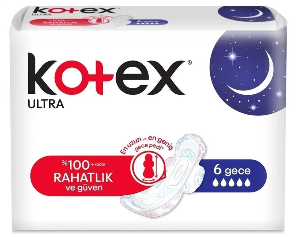 Kotex Ultra Tekli Gece 6'lı