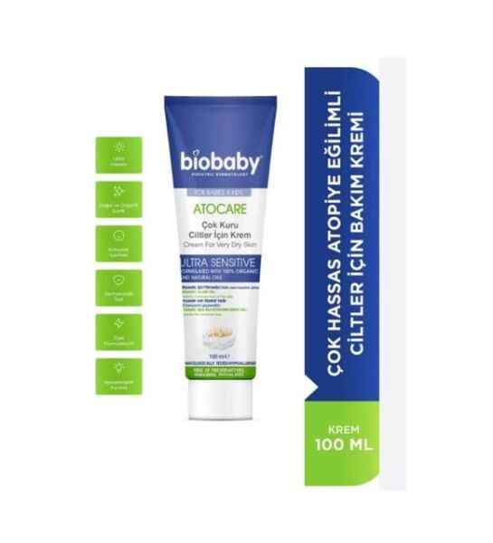 Biobaby Atocare Çok Kuru Ciltler İçin Krem 100 ml