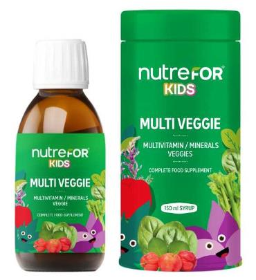 Nutrefor Kids Multi Veggie 150ml | Multivitamin ve Mineral