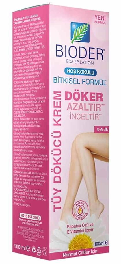 Bioder Tüy Dökücü Krem Normal Cilt 100 ml