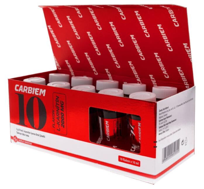 Carbiem L-Karnitin 2000mg 10 Flakon x 10ml
