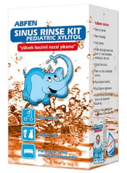 Abfen Sinus Rinse Kit Pediatrik Xylitol | Yüksek Hacimli Nazal Yıkama Kiti
