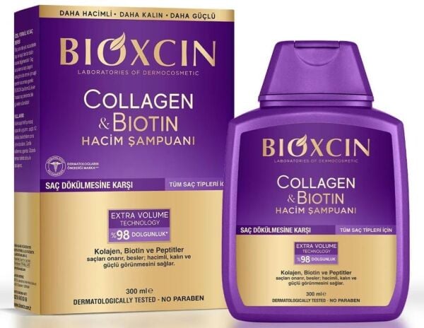 Bioxcin Collagen Biotin Saç Dökülmesine Karşı Şampuan 300ml