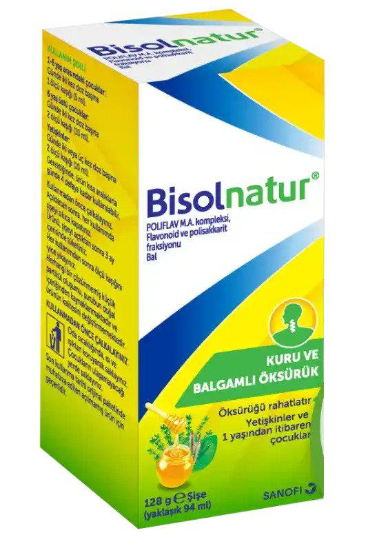 Sanofi Bisolnatur Bitkisel Şurup 128gr