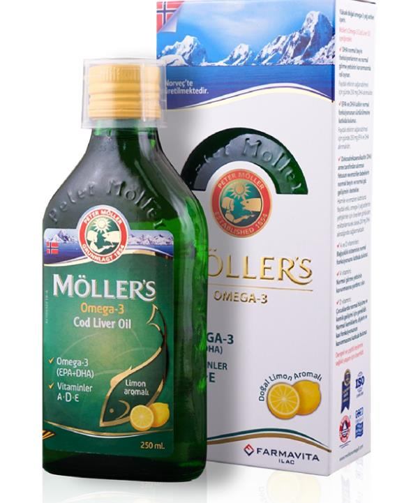 Möller's Omega-3 Limon Aromalı Balık Yağ