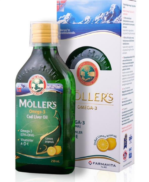 Möller's Omega-3 Limon Aromalı Balık Yağ