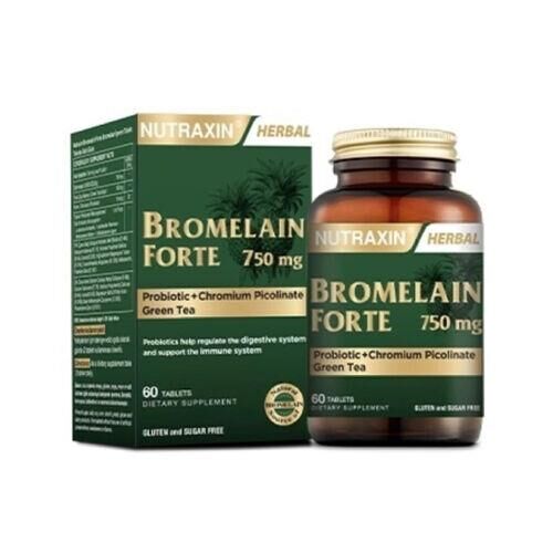 Nutraxin Bromelain Forte 750mg 60 Tablet