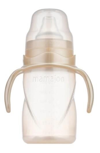 Mamajoo Kulplu Akıtmaz Eğitici Bardak 9 Ay+ Pearl Collection 270 ml | Anti-Kolik Bardak Ucu