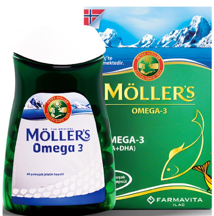 Möller's Omega-3  60 Kapsül