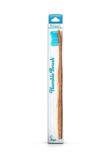 Humble Brush Adult Medium Bambu Diş Fırçası | Mavi