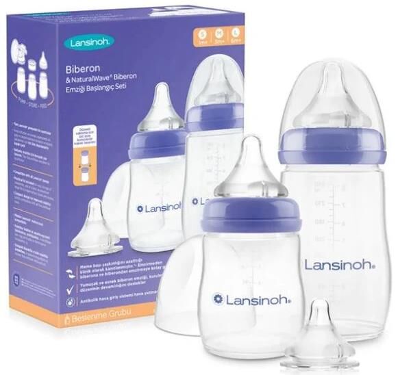 Lansinoh Biberon ve NaturalWave Biberon Başlangıç Seti