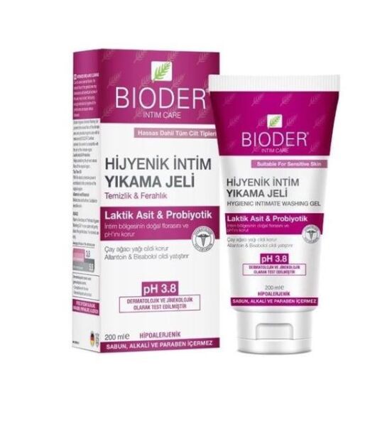 Bioder Hijyenik İntim Yıkama Jeli 200 ml