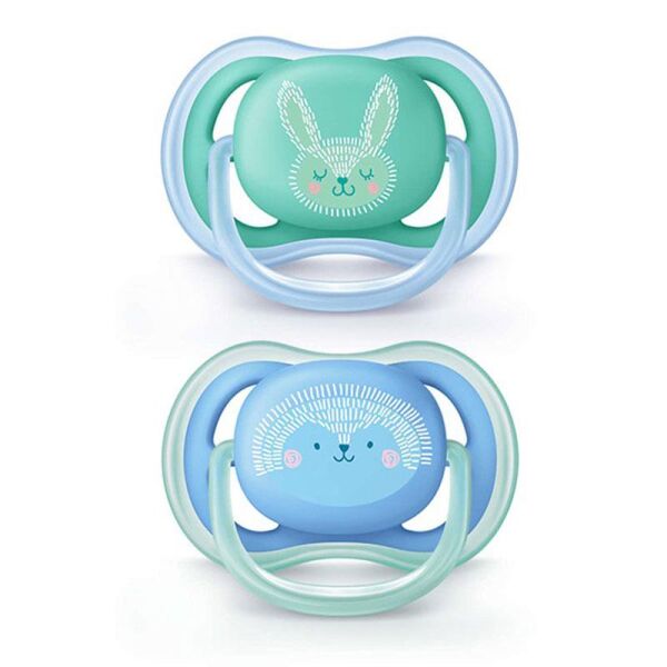 Philips Avent Yalancı Emzik Ultra Air Erkek | 6-18 Ay, 2 Adet