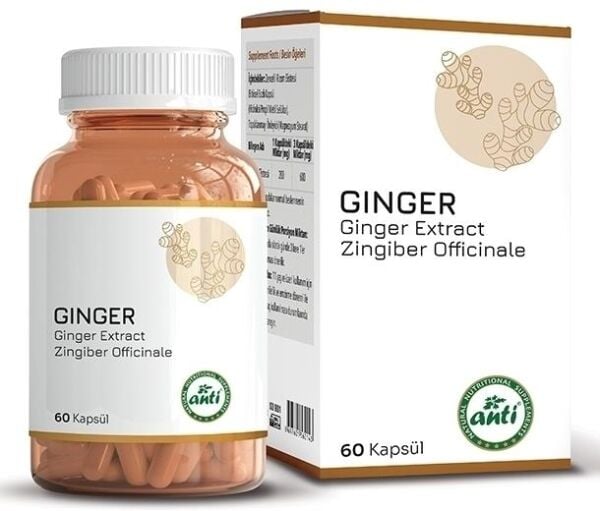 Anti Natural Ginger Extract 90 Kapsül