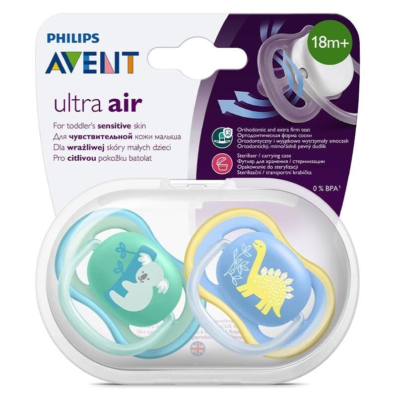 Philips Avent Yalancı Emzik Ultra Air Erkek | 18 Ay Üzeri, 2 Adet