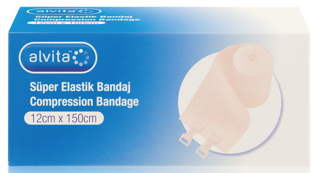 Alvita Elastik Bandaj 12cm x 150cm