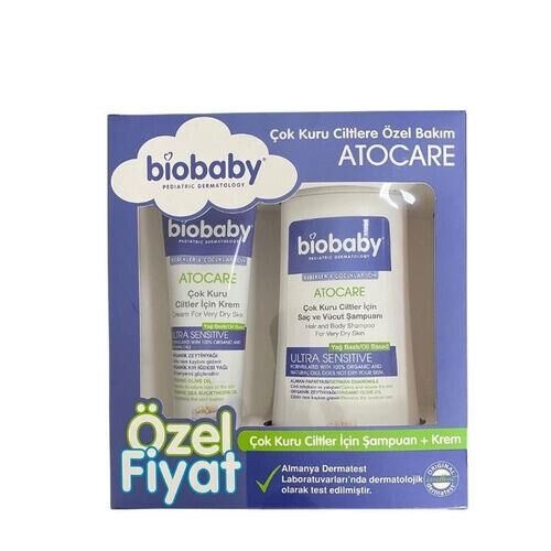Biobaby Atocare Çok Kuru Ciltlere Özel Bebek Bakım Seti