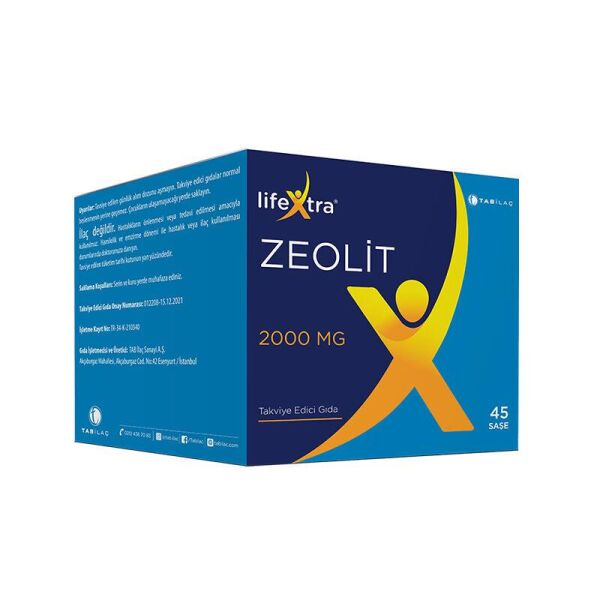 Tab İlaç Lifextra Zeolit 2000mg 45 Saşe