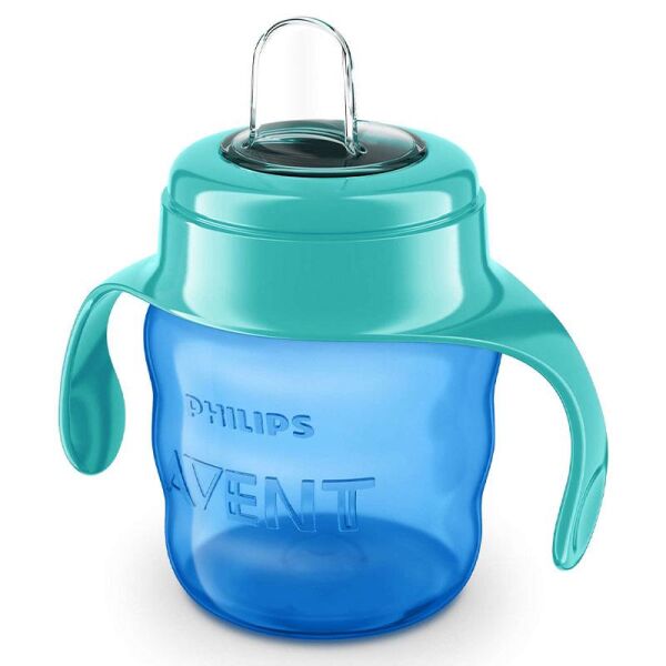 Philips Avent Damlatmaz Alıştırma Bardağı 200ml | 6 Ay Üzeri, Mavi