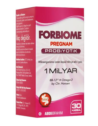 Forbiome Pregnam Probiyotik 30 Kapsül