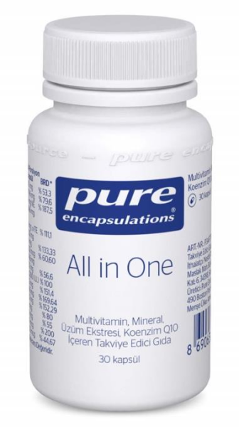 Pure Encapsulations All in One 30 Kapsül