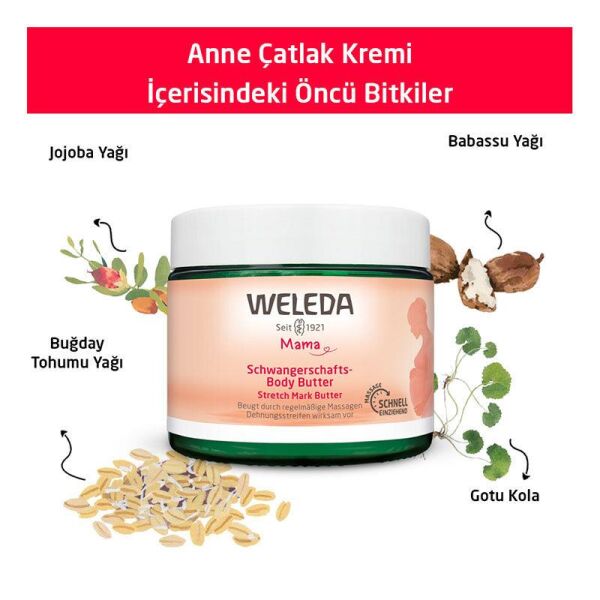 Weleda Mama Çatlak Bakım Kremi 150ml