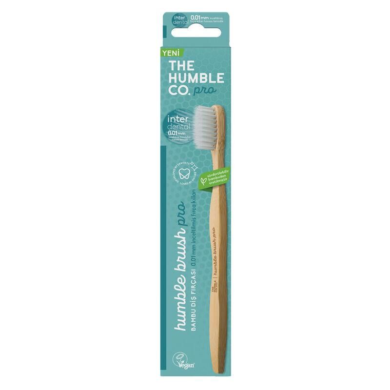 Humble Brush Pro Inter Dental Bambu Diş Fırçası | Beyaz