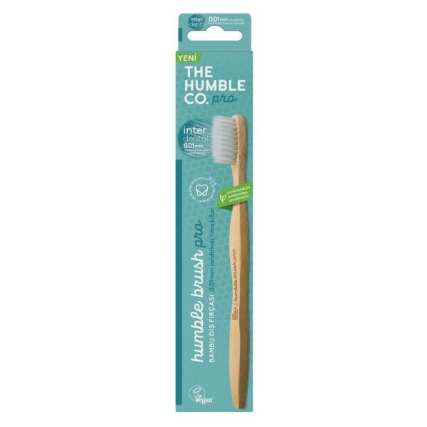 Humble Brush Pro Inter Dental Bambu Diş Fırçası | Beyaz