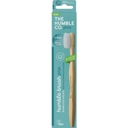 Humble Brush Pro Inter Dental Bambu Diş Fırçası | Beyaz
