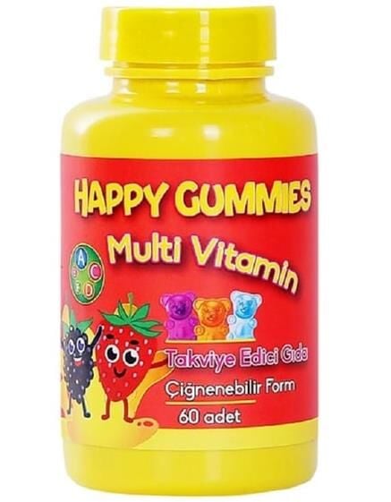Happy Gummies Melatonin Çiğnenebilir Form 60 Adet